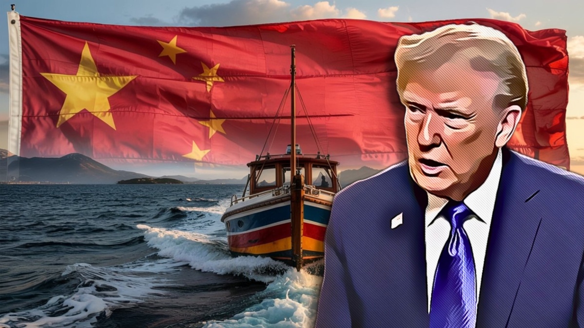 Trump nave cinese