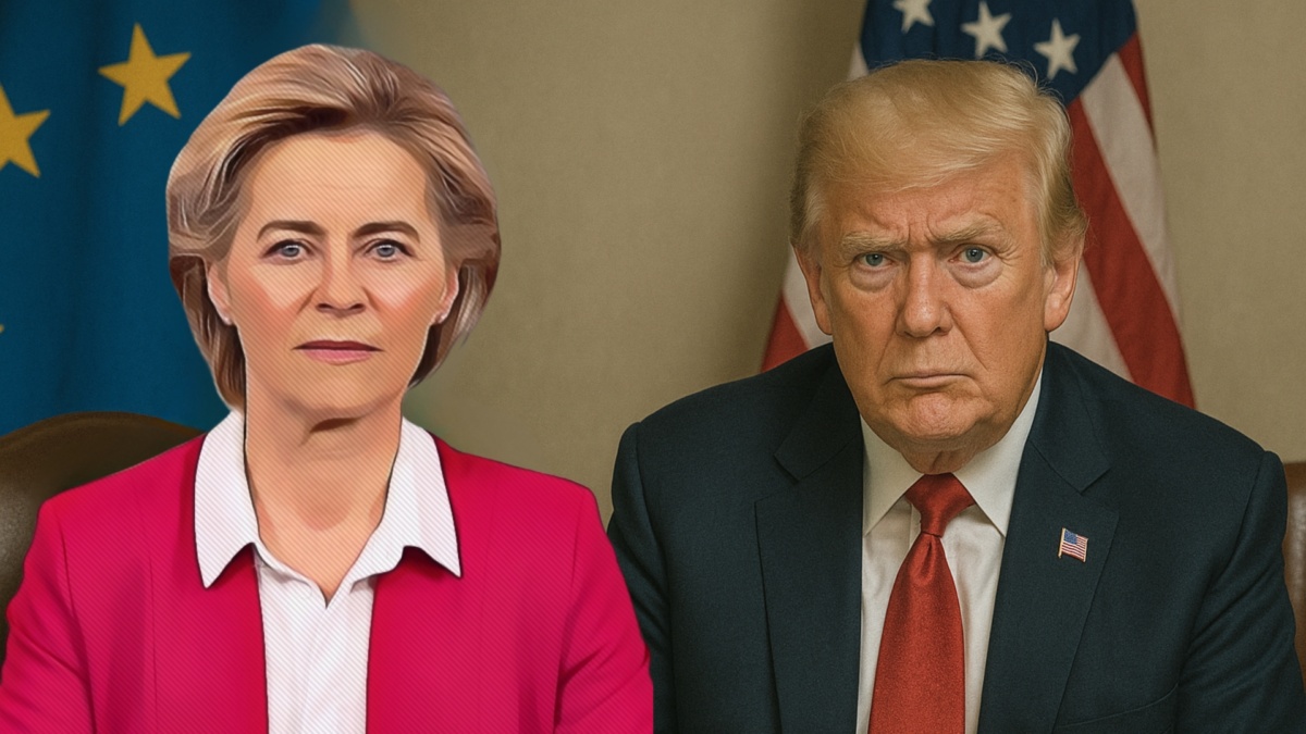 Trump von der leyen