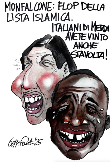 Sedute Satiriche di Beppe Fantin - Vignetta del 22/04/2025