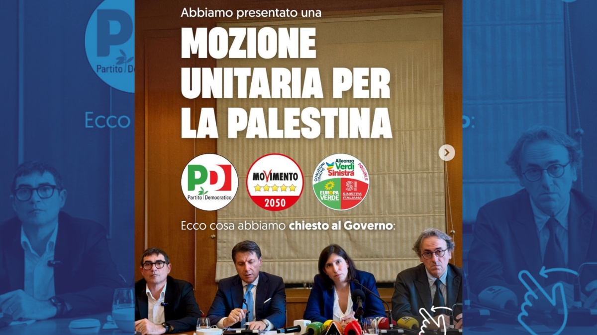 mozione unitaria palestina