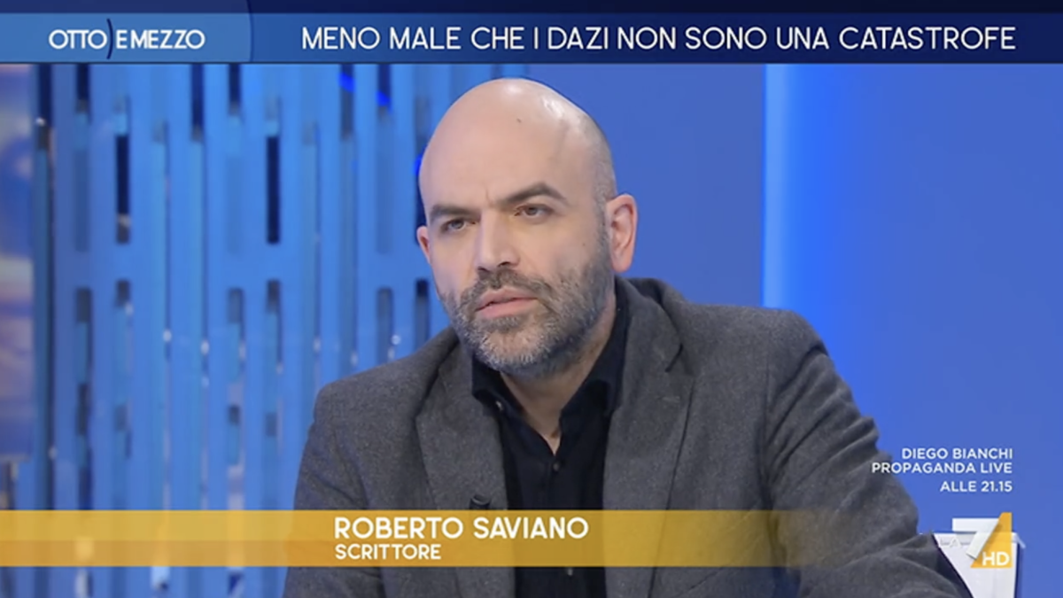 saviano troll meloni