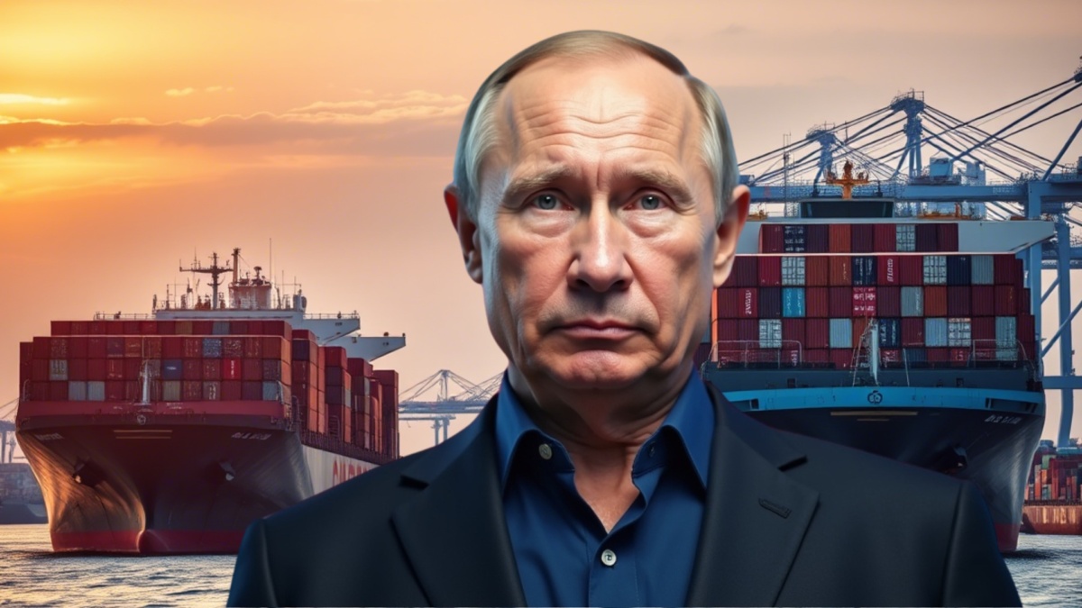 Putin navi cargo container