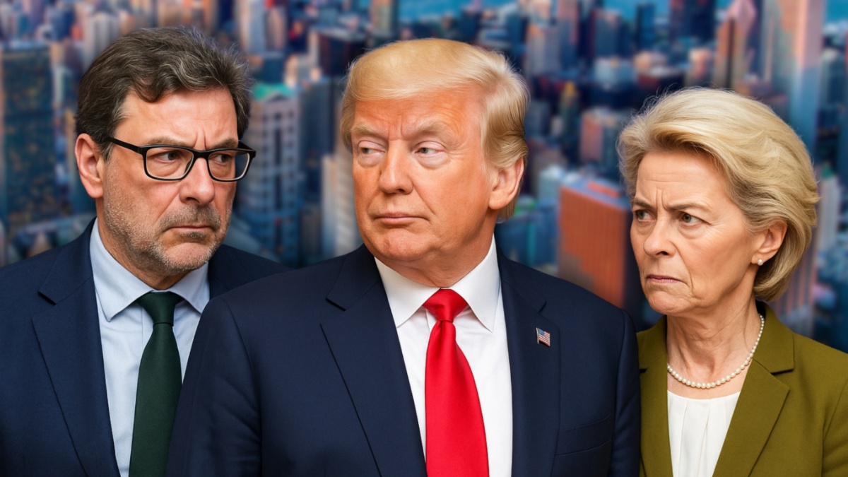 Trump Giorgetti Von der Leyen