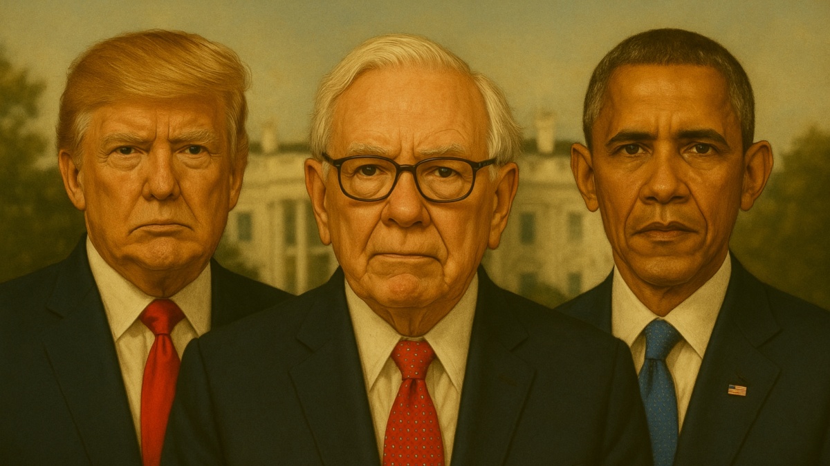 Trump baffet obama