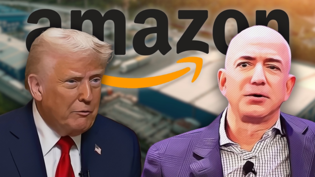 Trump bezos