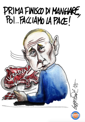 Sedute Satiriche di Beppe Fantin - Vignetta del 29/05/2025