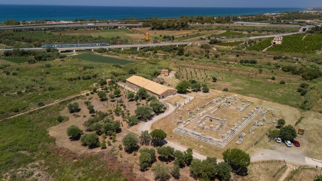 Una vista del sito archeologico di Himera in Sicilia
