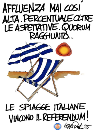 Sedute Satiriche di Beppe Fantin - Vignetta del 16/06/2025