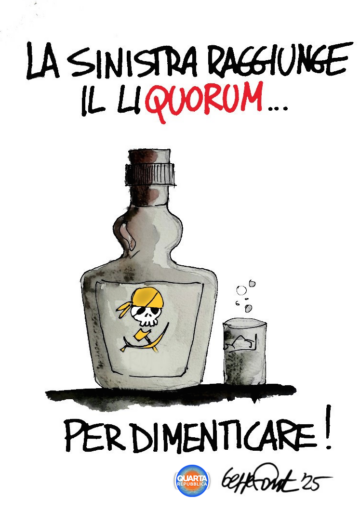 Sedute Satiriche di Beppe Fantin - Vignetta del 17/06/2025