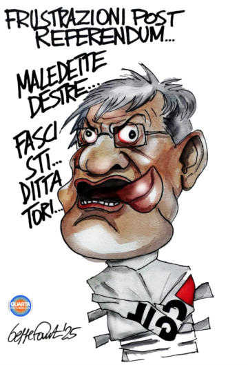 Sedute Satiriche di Beppe Fantin - Vignetta del 26/06/2025