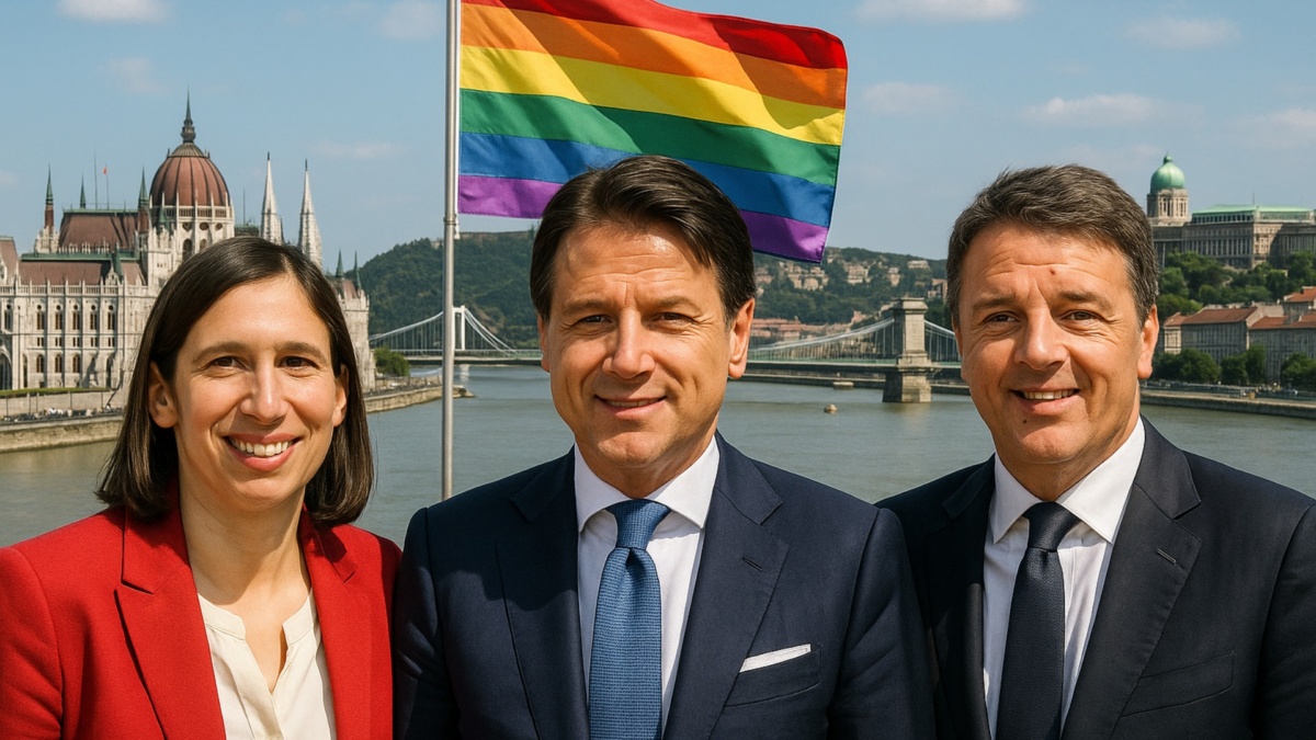 Schlein Conte Renzi gay budapest