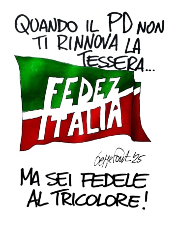 Sedute Satiriche di Beppe Fantin - Vignetta del 01/06/2025