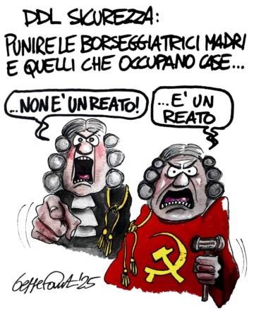 Sedute Satiriche di Beppe Fantin - Vignetta del 11/06/2025