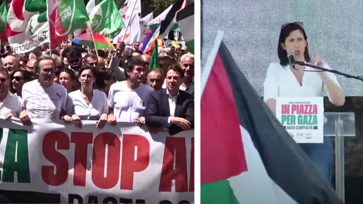 sinistra manifestazione gaza