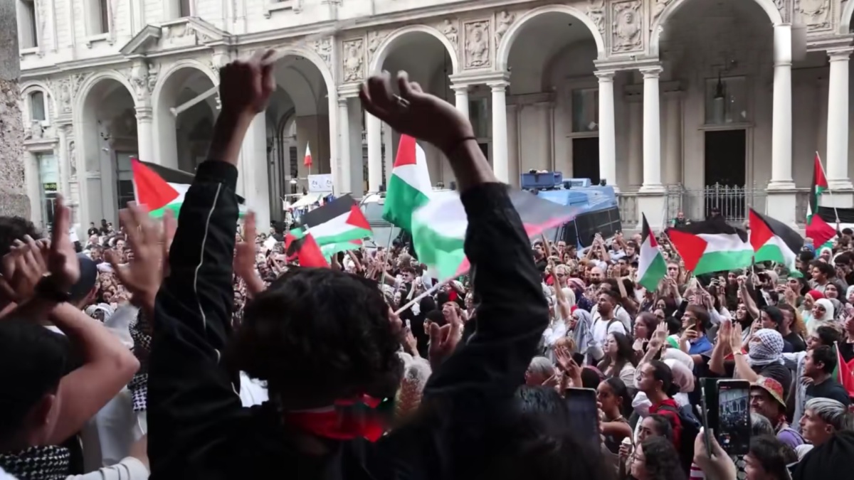manifestazione palestina