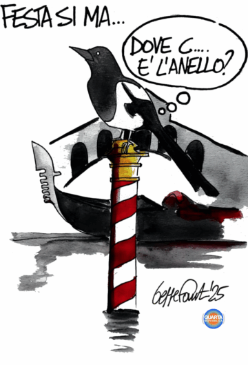 Sedute Satiriche di Beppe Fantin - Vignetta del 03/07/2025
