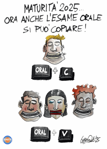 Sedute Satiriche di Beppe Fantin - Vignetta del 20/07/2025