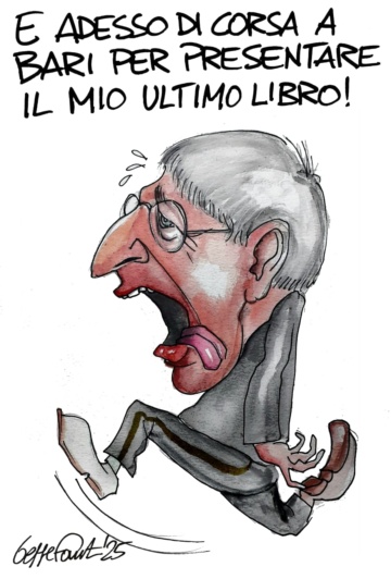 Sedute Satiriche di Beppe Fantin - Vignetta del 10/07/2025