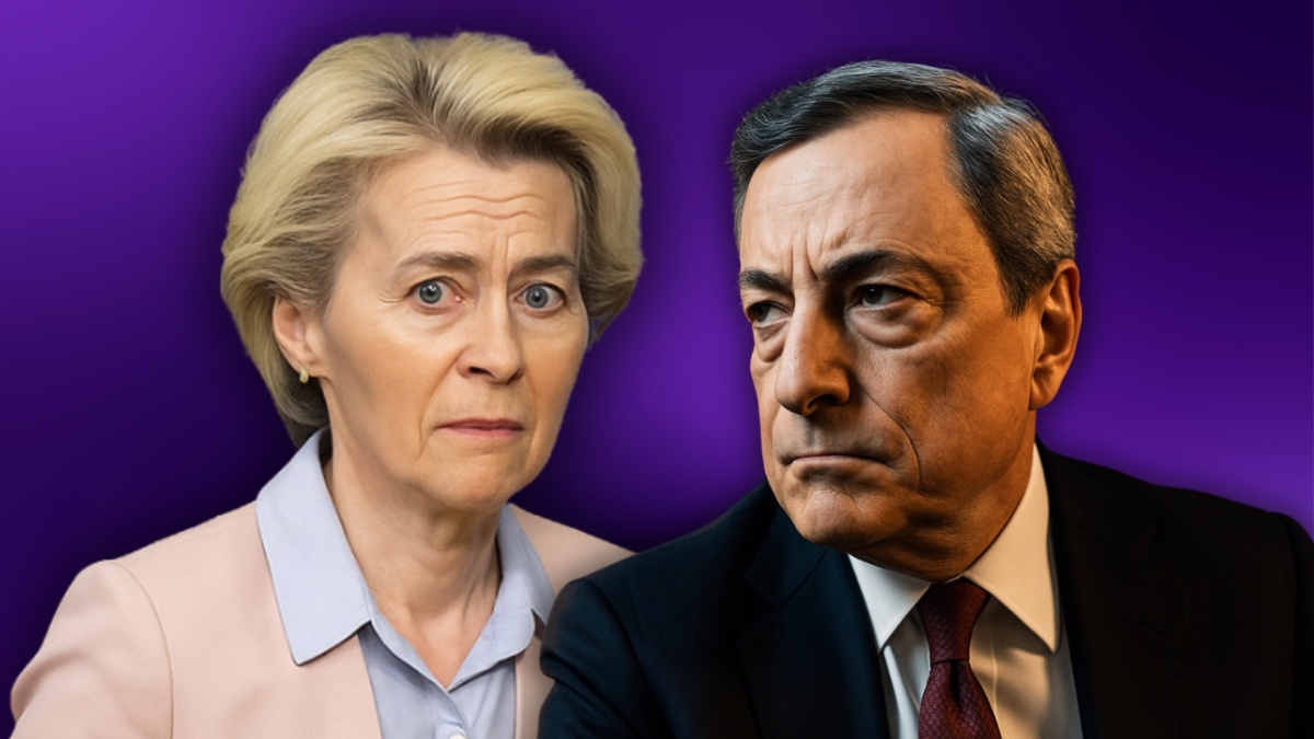 Politica Italia - von der leyen draghi