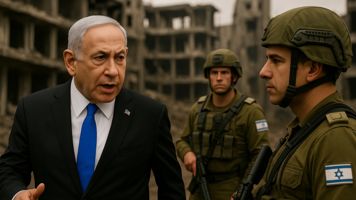 Nethanyau idf gaza