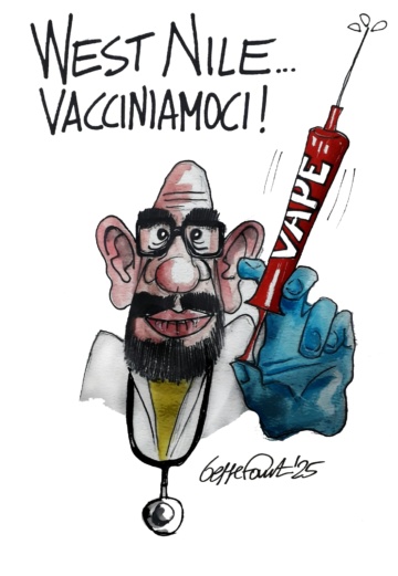 Sedute Satiriche di Beppe Fantin - Vignetta del 01/08/2025