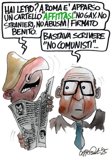 Sedute Satiriche di Beppe Fantin - Vignetta del 09/08/2025