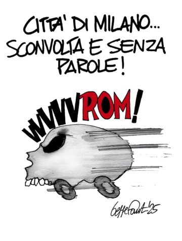 Sedute Satiriche di Beppe Fantin - Vignetta del 14/08/2025