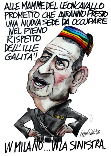 Sedute Satiriche di Beppe Fantin - Vignetta del 25/08/2025