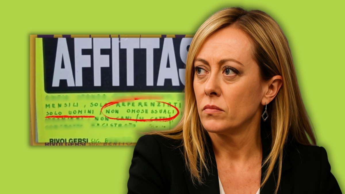 cartello no omosessuali