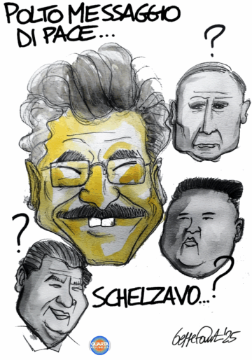 Sedute Satiriche di Beppe Fantin - Vignetta del 12/09/2025