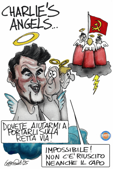 Sedute Satiriche di Beppe Fantin - Vignetta del 26/09/2025