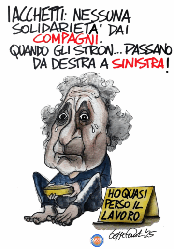 Sedute Satiriche di Beppe Fantin - Vignetta del 27/09/2025