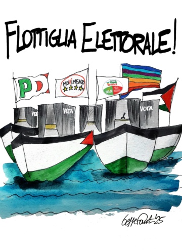Sedute Satiriche di Beppe Fantin - Vignetta del 05/09/2025