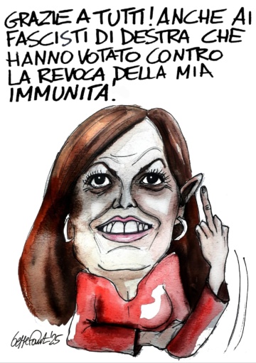 Sedute Satiriche di Beppe Fantin - Vignetta del 23/09/2025