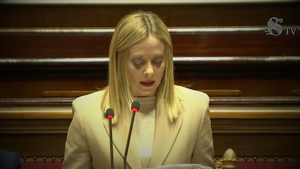 Giorgia Meloni senato