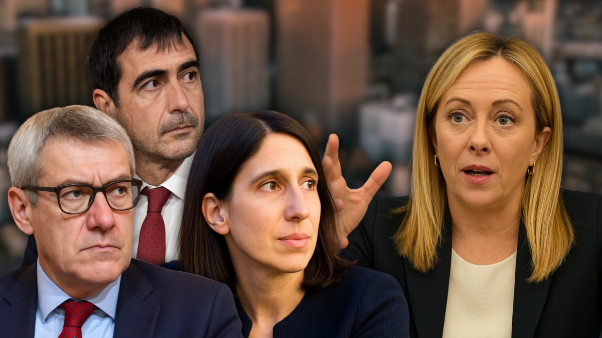 Meloni fratoianni schlein landini