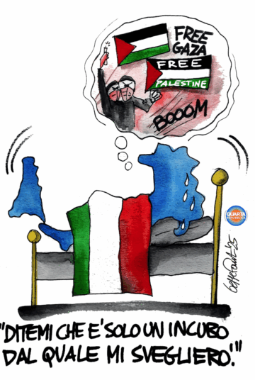Sedute Satiriche di Beppe Fantin - Vignetta del 12/10/2025