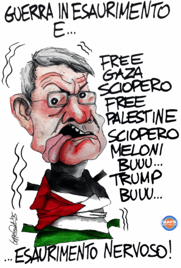 Sedute Satiriche di Beppe Fantin - Vignetta del 13/10/2025