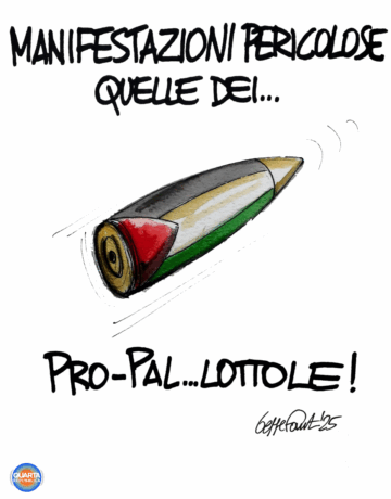 Sedute Satiriche di Beppe Fantin - Vignetta del 22/10/2025