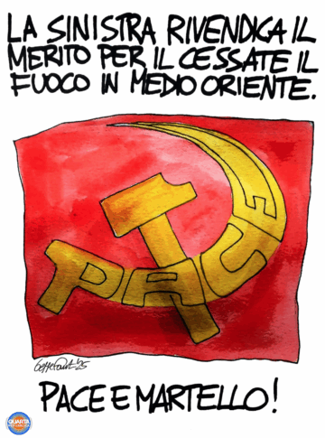 Sedute Satiriche di Beppe Fantin - Vignetta del 23/10/2025