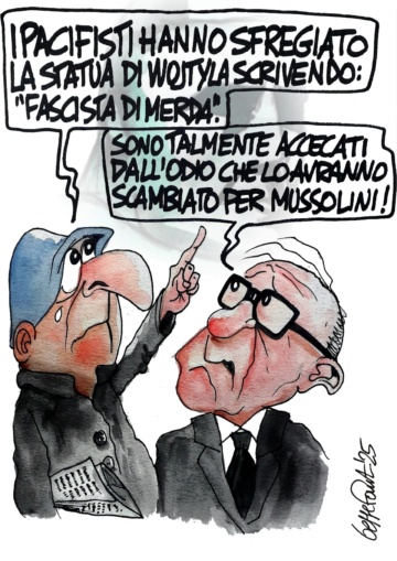 Sedute Satiriche di Beppe Fantin - Vignetta del 09/10/2025