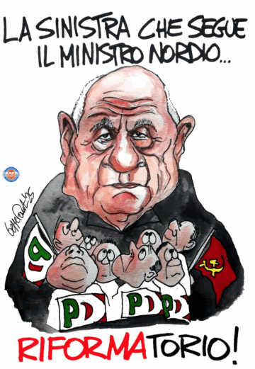 Sedute Satiriche di Beppe Fantin - Vignetta del 05/11/2025