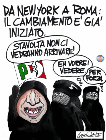 Sedute Satiriche di Beppe Fantin - Vignetta del 10/11/2025