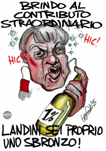Sedute Satiriche di Beppe Fantin - Vignetta del 18/11/2025