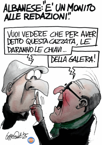 Sedute Satiriche di Beppe Fantin - Vignetta del 12/12/2025