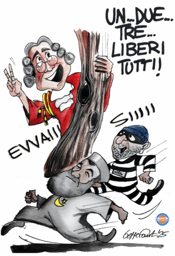Sedute Satiriche di Beppe Fantin - Vignetta del 17/12/2025