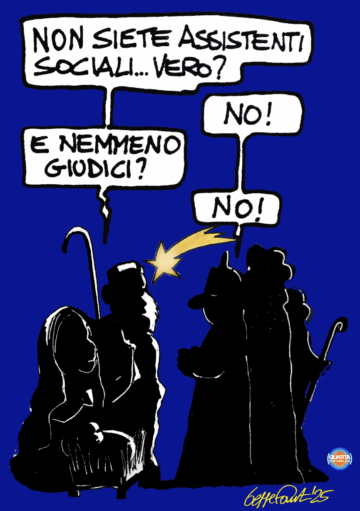 Sedute Satiriche di Beppe Fantin - Vignetta del 28/12/2025