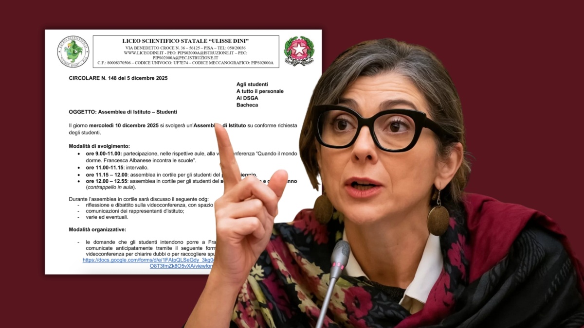 francesca albanese liceo DINI