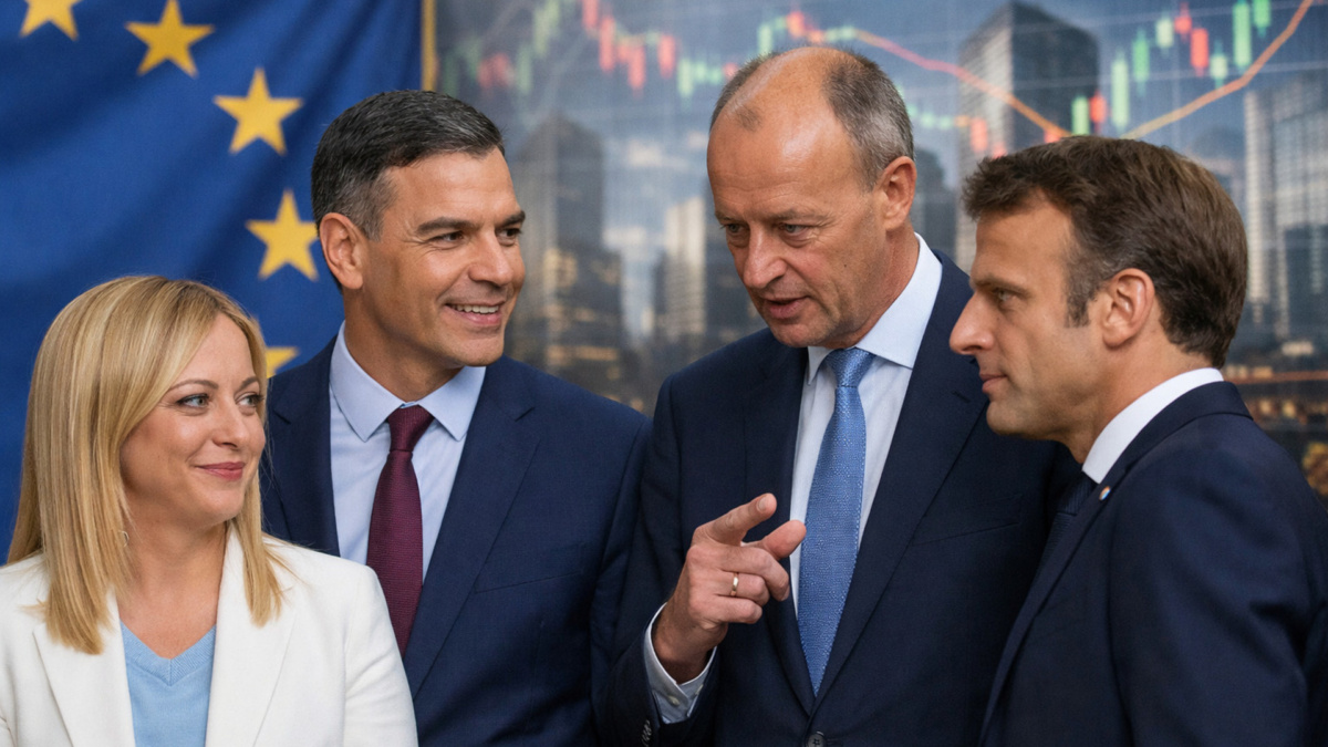 meloni sanchez merz macron