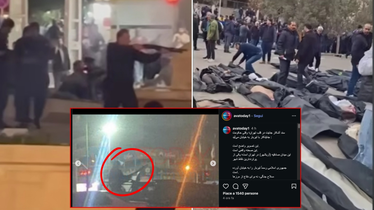 iran proteste armi